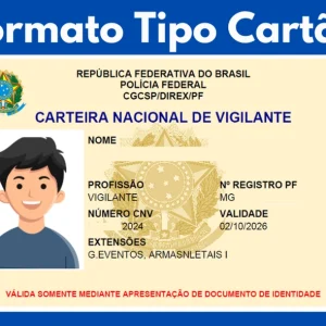 Solicitação de CNV em Formato Tipo Cartão PVC